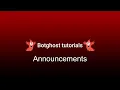 How to make ANNOUNCEMENTS with botghost botghost tutorial