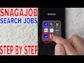 How To Search For Jobs On Snagajob App