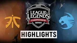 FNC vs. ROC - EU LCS Week 9 Day 1 Match Highlights (Summer 2018)