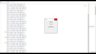 How to Disable Children Widgets in a Frame - Tkinter Python