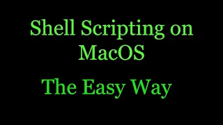 How to write and execute shell script on macOS Shell script tutorial