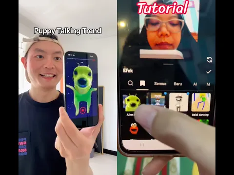 Alien dog effect tutorial #shorts