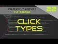 Minecraft Plugin Tutorial ClickTypes