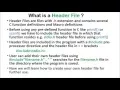 C Programming Basics - The Header Files Create your own Header File
