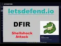DFIR - Shellshock Attack