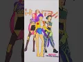 Coloring K-POP Demon Hunters
