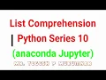Python Series 10 List Comprehension