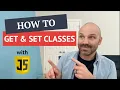 The Element className property in vanilla JavaScript