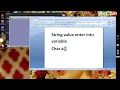 9 string valuenames assign into variable in c program