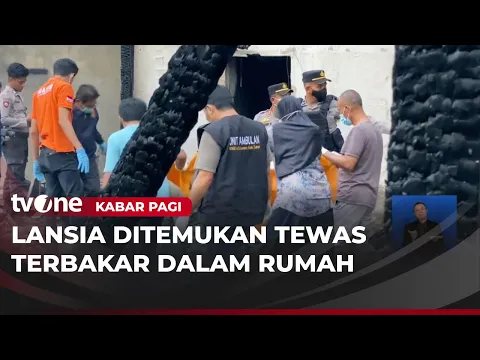 Jenazah Lansia Ditemukan di Dalam Kamar Rumah yang Terbakar