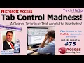 Microsoft Access Tab Control Madness A Cleaner Technique That Avoids The Headaches QQ