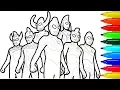 Ultraman Gallery Coloring Pages Colouring Pages for Kids with Colored Markers