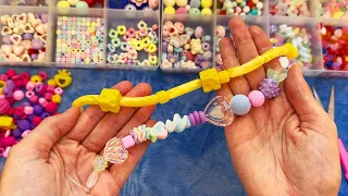 ASMR Making Handmade Fidgets 💜 Beads, Charms & Tingles