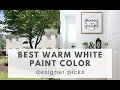Best WARM WHITE PAINT COLORS Inside Out