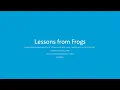 Webinar Lessons From Frogs Career Paths in Ecology
