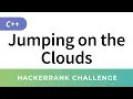HackerRank Solution Jumping on the Clouds in C Revisited