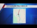 I-25 north of Larkspur closed overnight for construction
