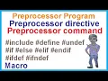 Preprocessor Commands - Part 2