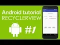 Android Tutorial - Using RecyclerView Widget to Display List of Users