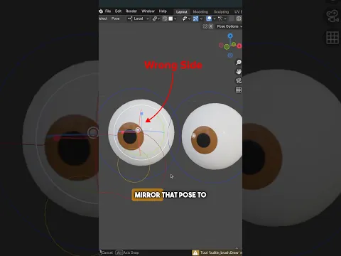 Real eyes realizeβ¦not to mirror the specular highlight β‘οΈ #b3d #rigging #tutorial