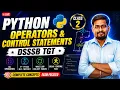 Python Programming Class 2 Operators Control Statements DSSSB TGT Computer Science 2026