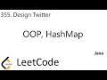 LeetCode 355 Design Twitter OOP HashMap Java