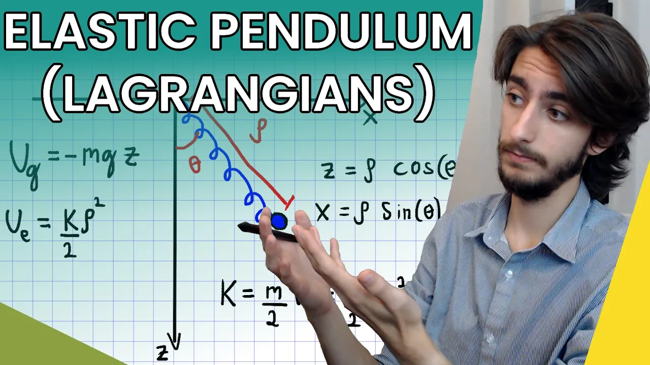 Lagrangians! Detailed example: elastic pendulum