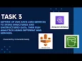 Task 3 AWS Data Lake Setup Structured data Analytics