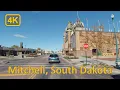 Driving in Downtown Mitchell South Dakota - 4K60fps