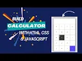 Create a Simple Web Calculator with HTML CSS and JavaScript Easy to Build Project