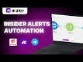 I Built an IDX Insider Trading Alert Bot in Make com Zero Code