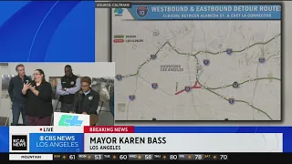Bass tells LA to plan for delays due to I-10 Freeway closure