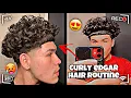 THE BEST CURLY EDGAR HAIR TUTORIAL HOW TO GET FLUFFY EDGAR HAIR