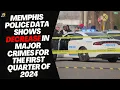 Data shows decrease in major crimes in Memphis to begin 2024