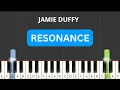 Download Lagu Jamie Duffy - Resonance (Piano Tutorial)