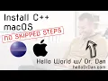 MAC C in Eclipse - Installation on macOS Catalina First Program