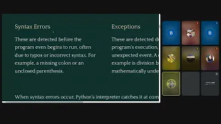 Lesson 24 Error handling in Python