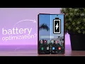 What is Battery Optimization in Android explained