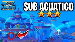 Cómo Desbloquear TODOS los SECRETOS de SUB ACUATICO en Blox Fruits ⭐