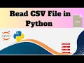 How to create a CSV file in python program