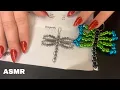 ASMR Making A Beaded Dragonfly Keychain Tutorial