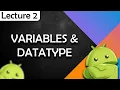Variables Data Types in Kotlin Tutorial Var Val Arithmetic Operations L2