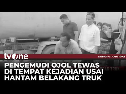 Pengemudi Ojek Tewas usai Tabrak Truk Tangki, Diduga Korban Kelelahan