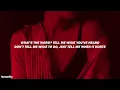Sonder - What You Heard // Lyrics