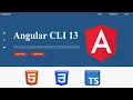 Angular Responsive Website Using HTML And CSS