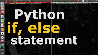 13 - If else statement in Python