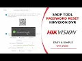 SADP Tool Hikvision Password Reset