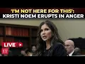 Download Lagu 'I'm dead serious...': Kristi Noem erupts in anger over illegal migrants at US Senate hearing