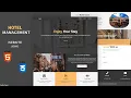 Responsive Hotel Management Website With HTML JS CodicGyan