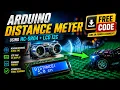 Arduino HC-SR04 Ultrasonic Sensor Tutorial Distance Meter with LCD I2C Free Code
